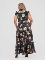 Emily Maxi Dress_Black Flowered02